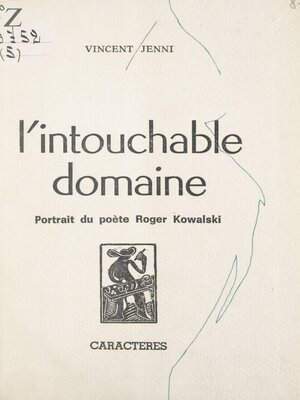 cover image of L'intouchable domaine